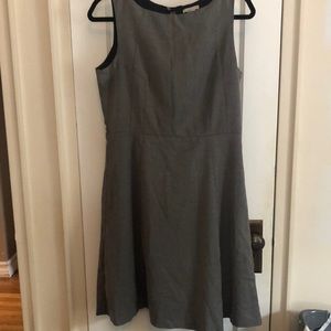 H&M Gray Sleeveless A-Line Dress, Size 12